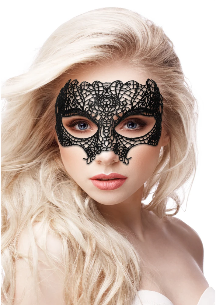 Ouch By Shots Princess - Juodas Lace Mask