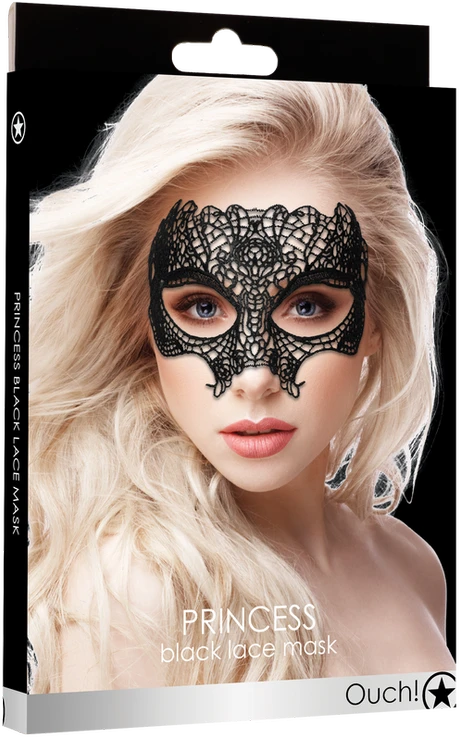 Ouch By Shots Princess - Juodas Lace Mask