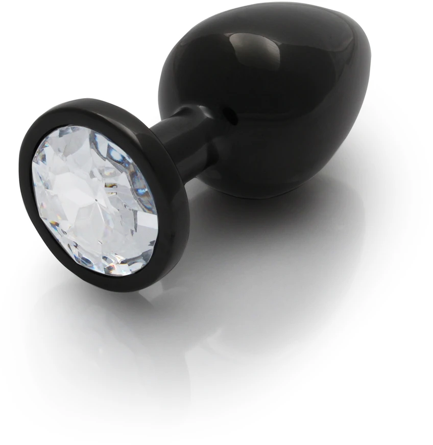 Ouch By Shots Round Gem Butt Plug - Large