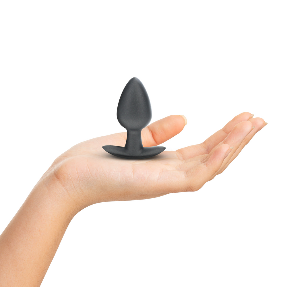 Ouch By Shots Lygus silikoninis analinis kištukas – vidutinis – 3,1 / 7,9 cm – metalinis ginklas