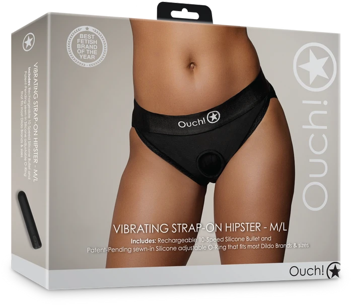 Ouch By Shots Vibruojantis dirželis Hipster - M/L
