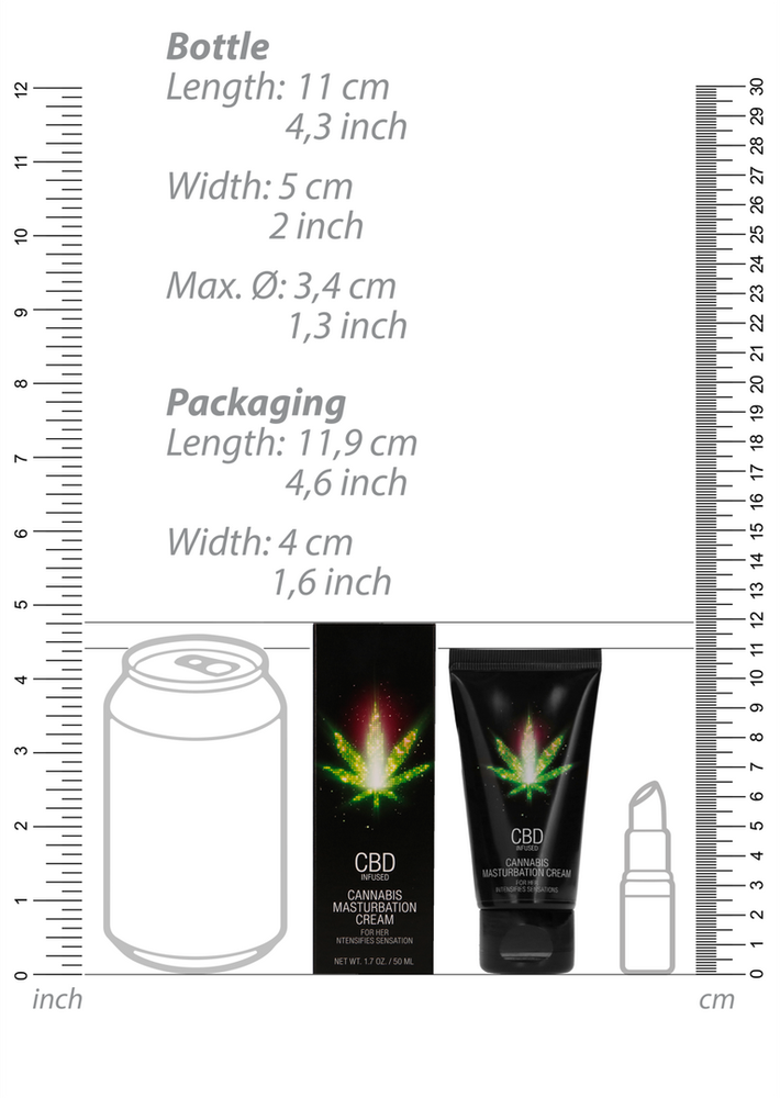 Pharmquests By Shots Pharmquests CBD Cannabis Masturbation Kreminis For Her - 50 ml