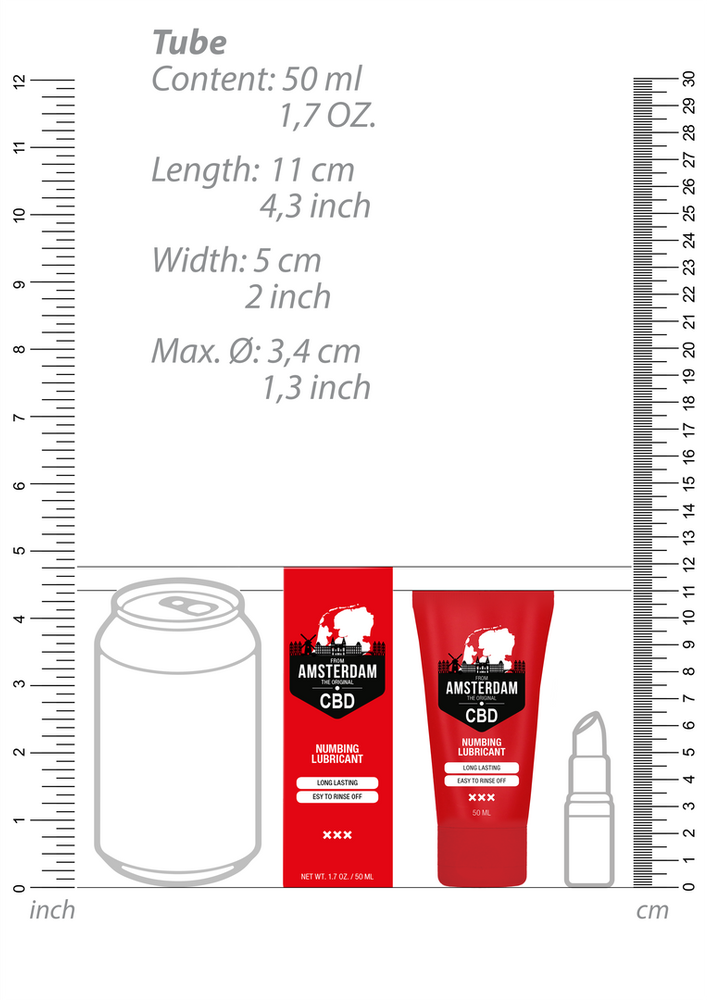 Pharmquests By Shots Pharmquests Gel drėkinamasis anestetikas lubrikantas cbd 50 ml