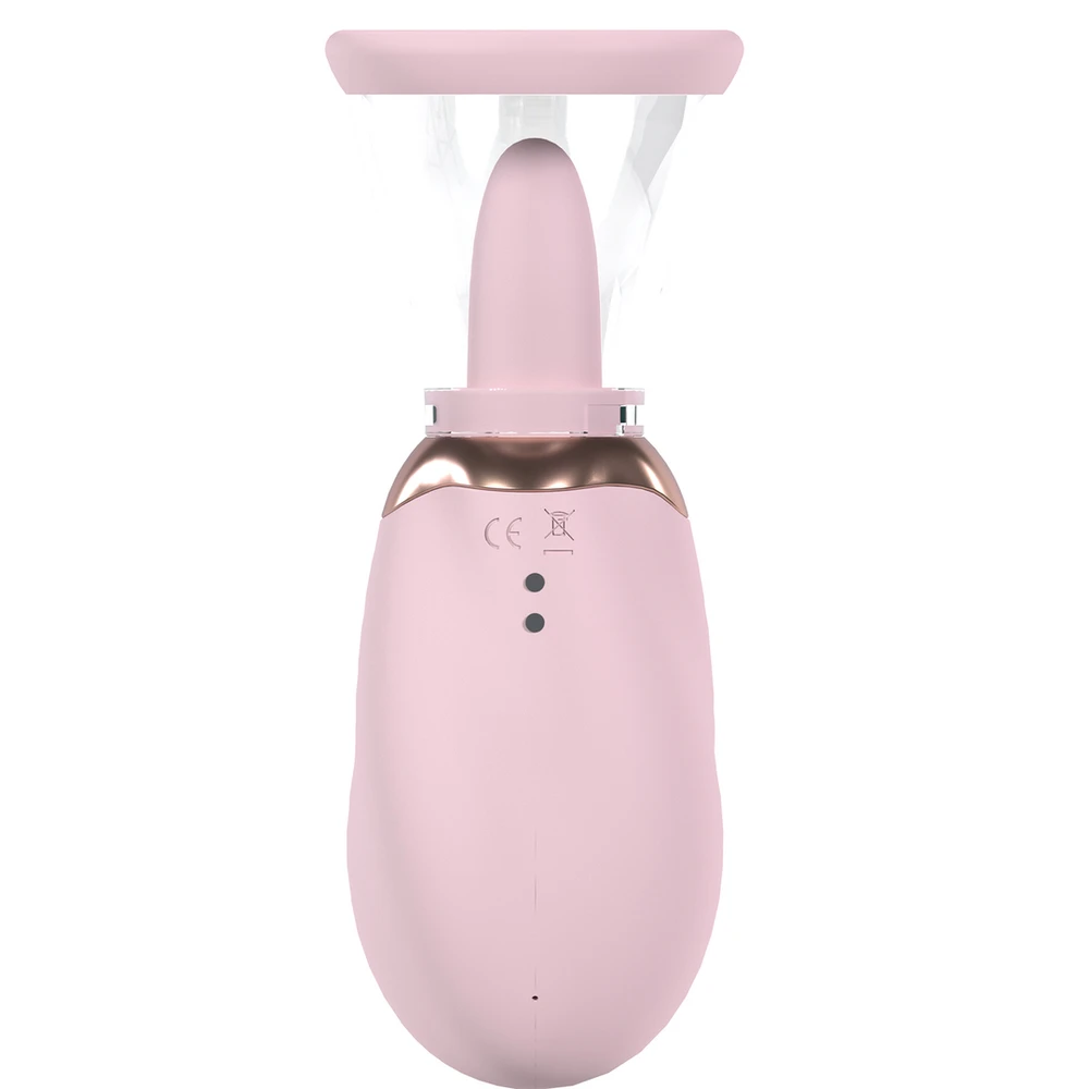 Pumped By Shots Rožinė Boost - Rechargeable Vulva and Breast Pump - Rožinė