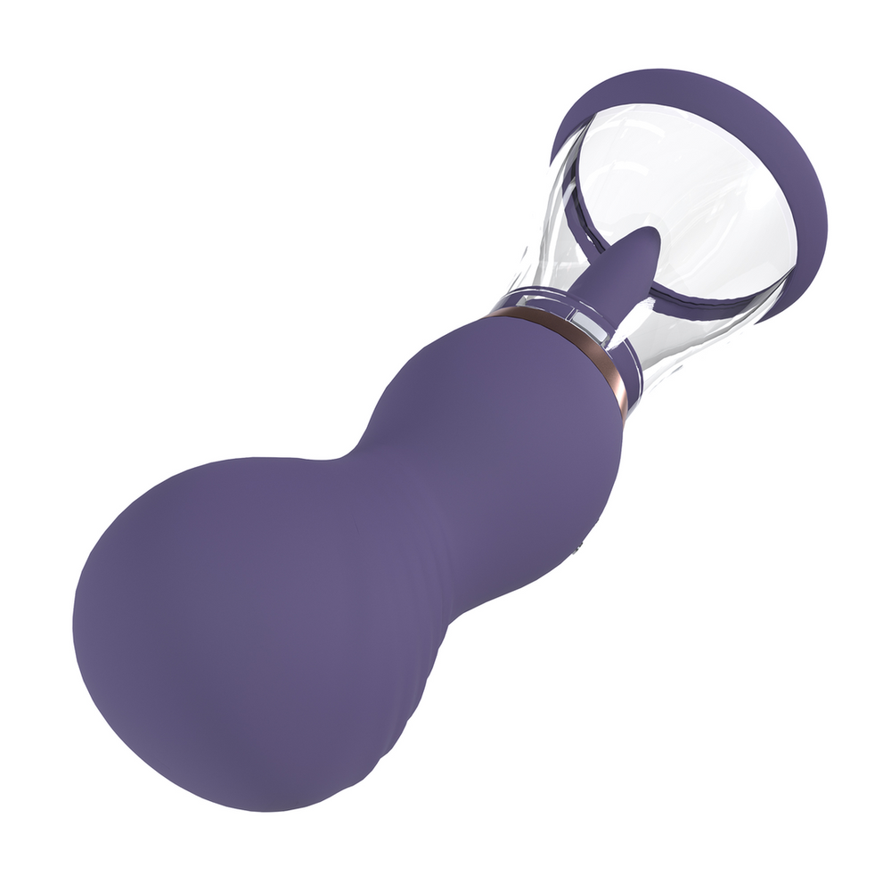Pumped By Shots Sensual - Rechargeable Vulva and Breast Pump - Violetinė
