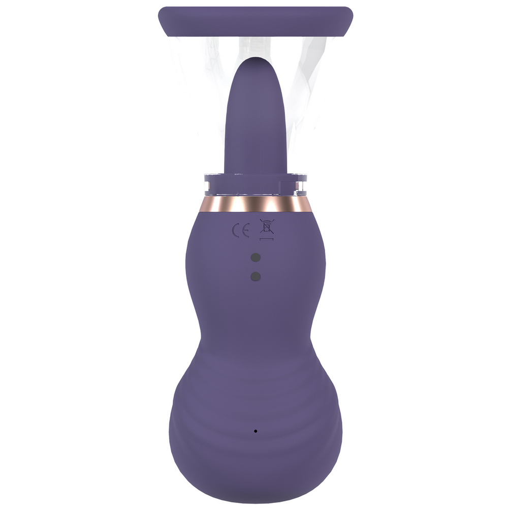 Pumped By Shots Sensual - Rechargeable Vulva and Breast Pump - Violetinė