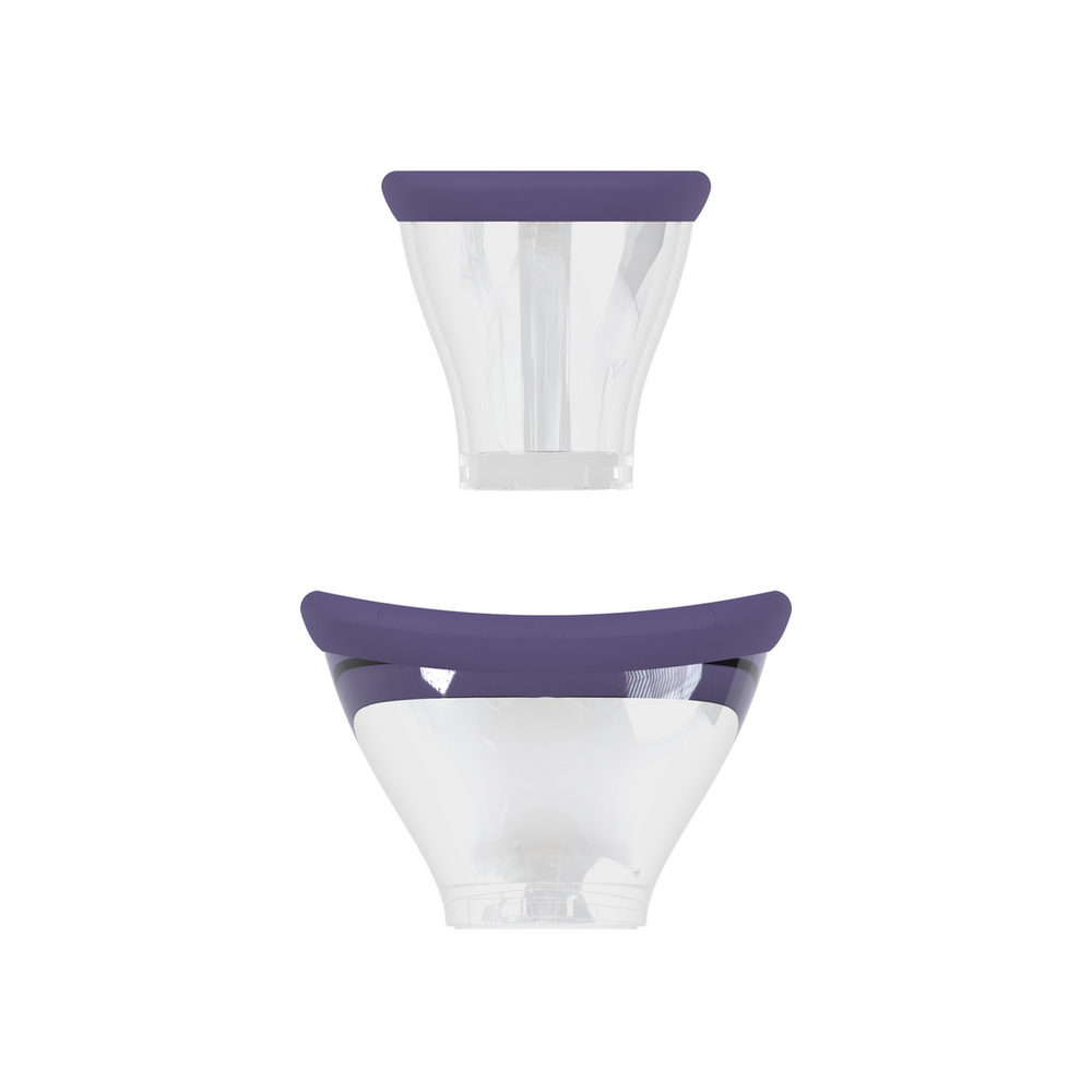 Pumped By Shots Sensual - Rechargeable Vulva and Breast Pump - Violetinė