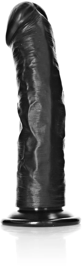 Realrock By Shots Realrock Didelis tikroviškas styguotas dildo siurbtukas 22,5 cm