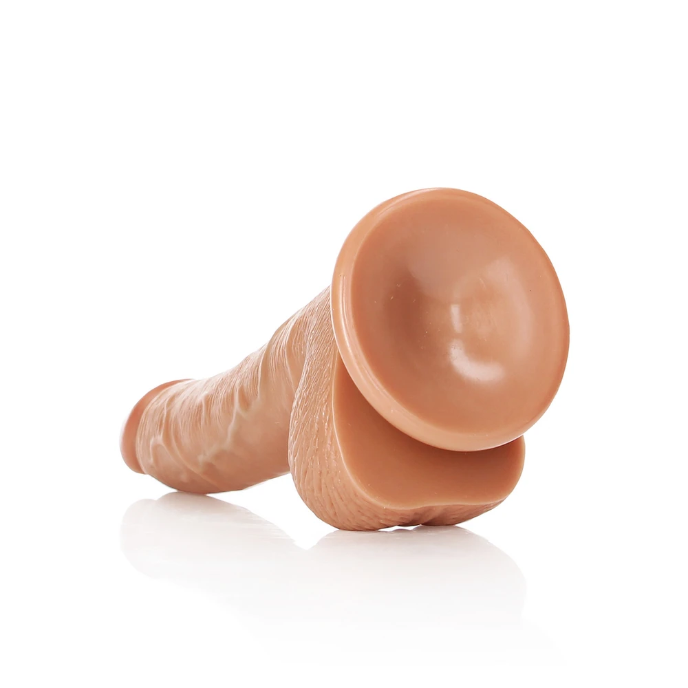Realrock By Shots Realrock Didelis silikoninis virvelinis dildo siurbtukas 20 cm