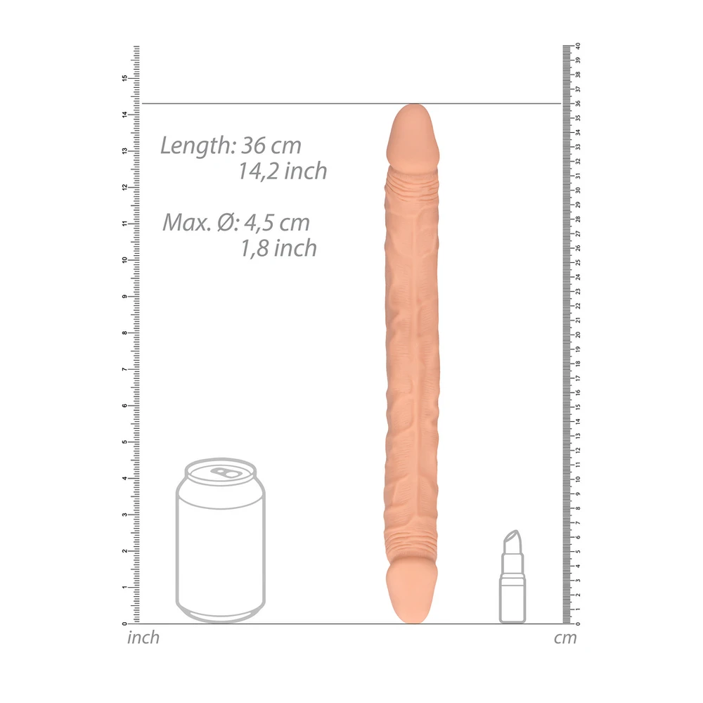 Realrock By Shots Double Dong – 14/36 cm