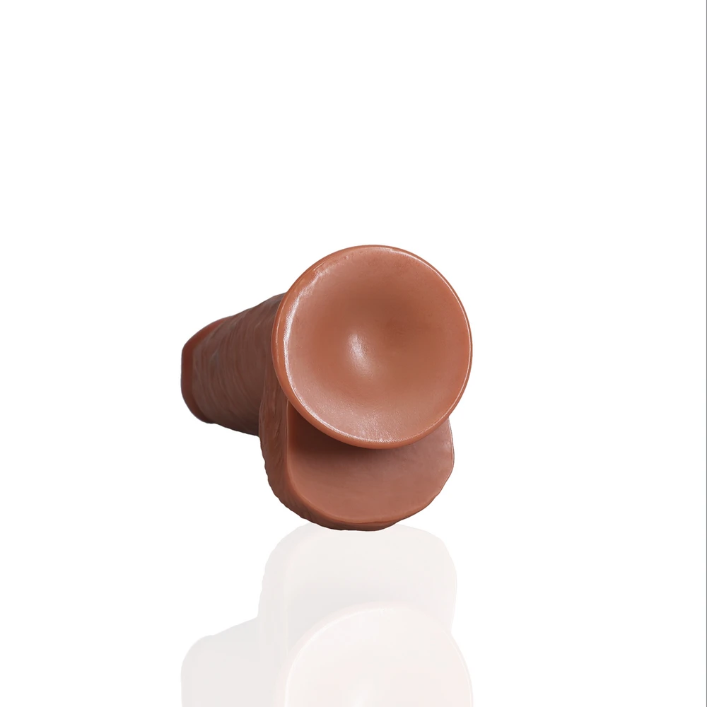 Realrock By Shots Ypač storas tiesus šukutės su kamuoliukais 20,3 cm - rudas