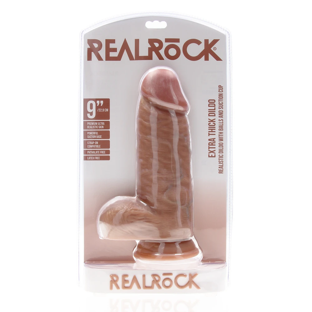 Realrock By Shots Ypač storas tiesus šukutės su kamuoliukais 23 cm - rudas