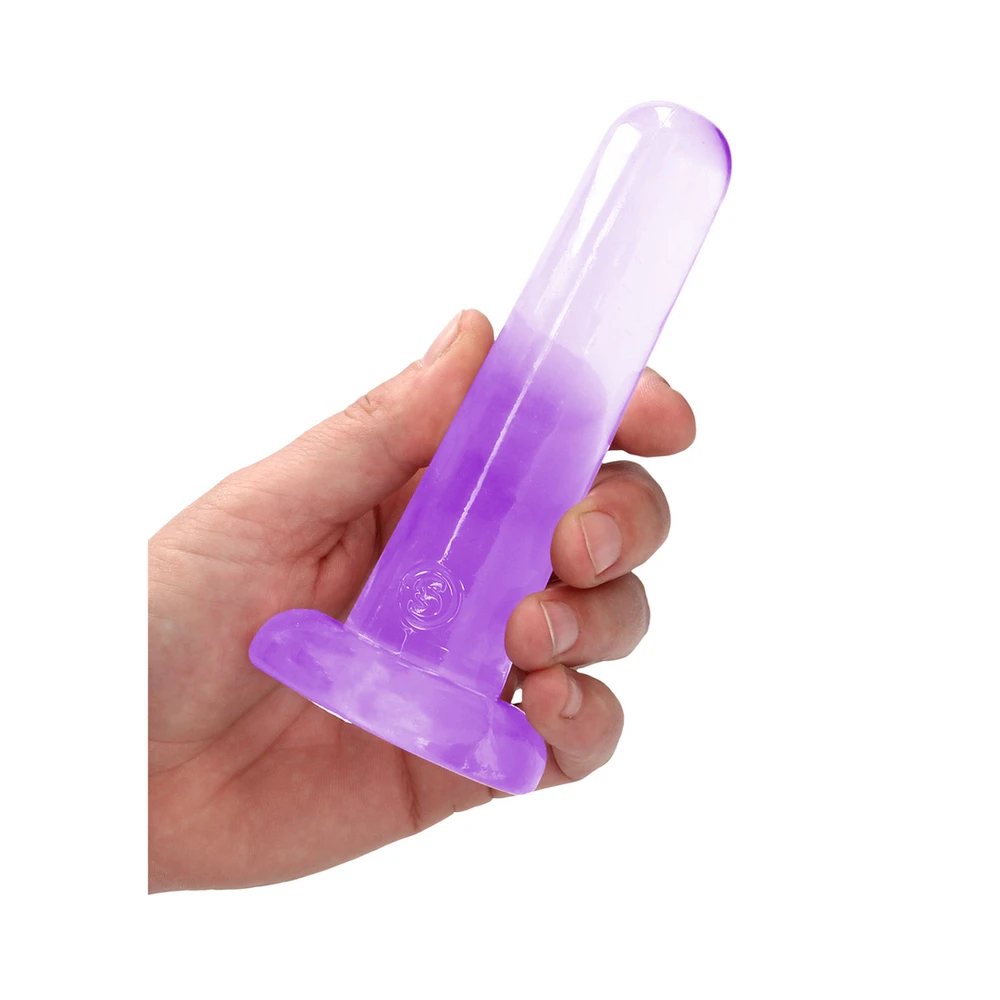 Realrock By Shots Realrock Dildo, mažas, lygus, su stipriu siurbtuku, 13,5 cm
