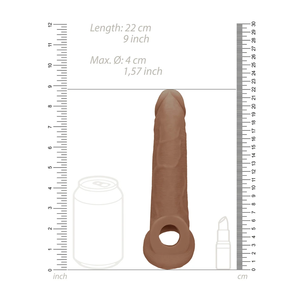 Realrock By Shots Penio apvalkalas - 9 / 23 cm