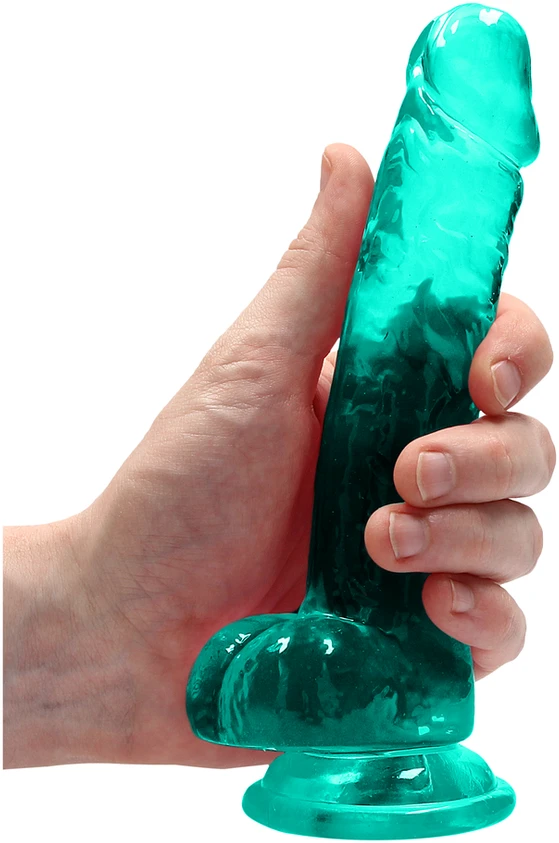 Realrock By Shots Realrock silikoninė dildo su stipriu siurbtuku 19 cm