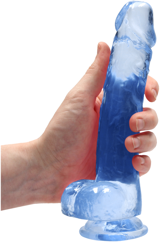 Realrock By Shots Realrock Dildo guminis silikoninis siūlas siurbtukas 21 cm