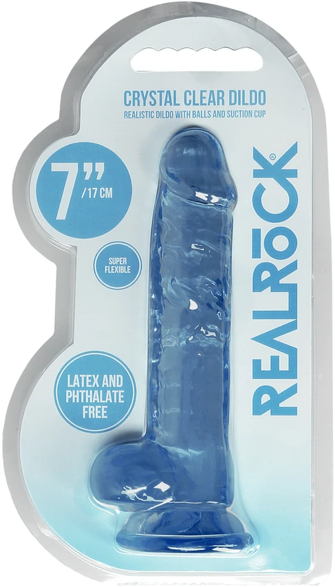 Realrock By Shots Realrock Realistinis dildo su kamuoliukais - 7"/ 19 cm