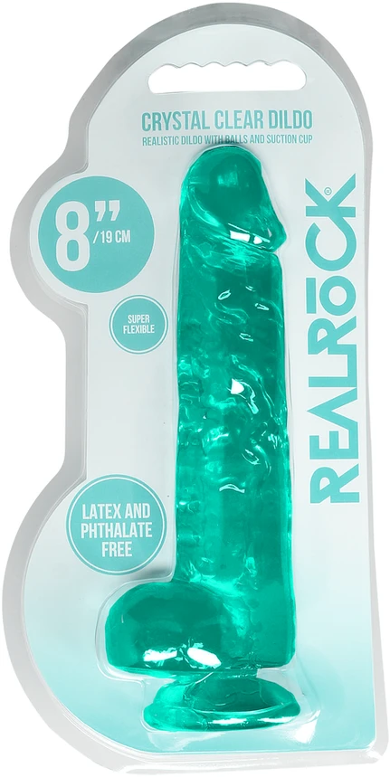 Realrock By Shots Realrock Dildo long veny su stiprus siurbtukas varpos 21cm