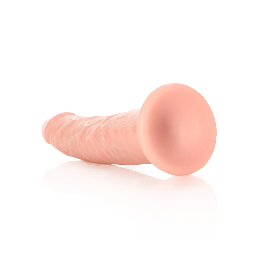 Realrock By Shots Realrock Slim Realistic Dildo su siurbtuku - 6"/ 15,5 cm