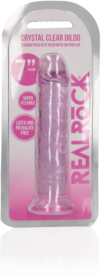 Realrock By Shots Tiesus tikroviškas dildo su siurbimo taurele – 7 colių / 18