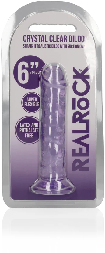 Realrock By Shots Tiesus tikroviškas dildo su siurbtuku - 6'' / 14,5