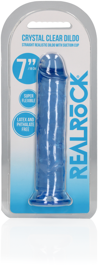 Realrock By Shots Tiesus tikroviškas dildo su siurbimo taurele – 7 colių / 18