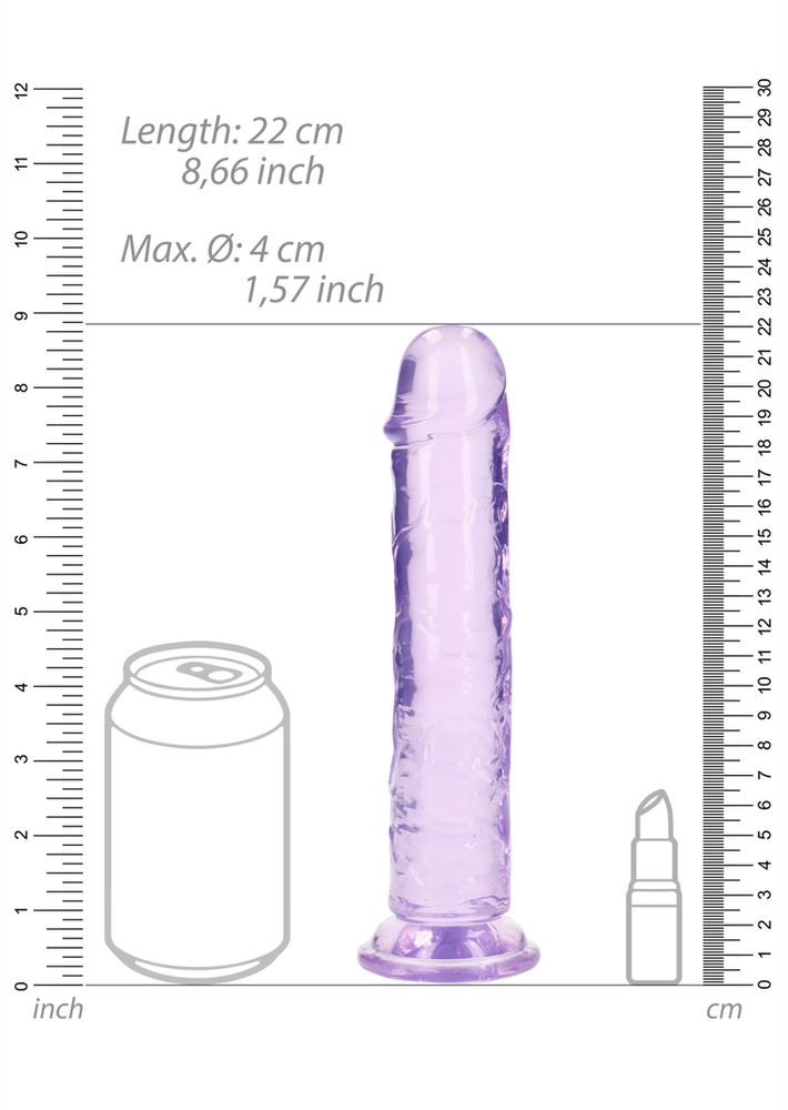 Realrock By Shots Tiesus tikroviškas dildo su siurbimo taurele – 8'' / 20
