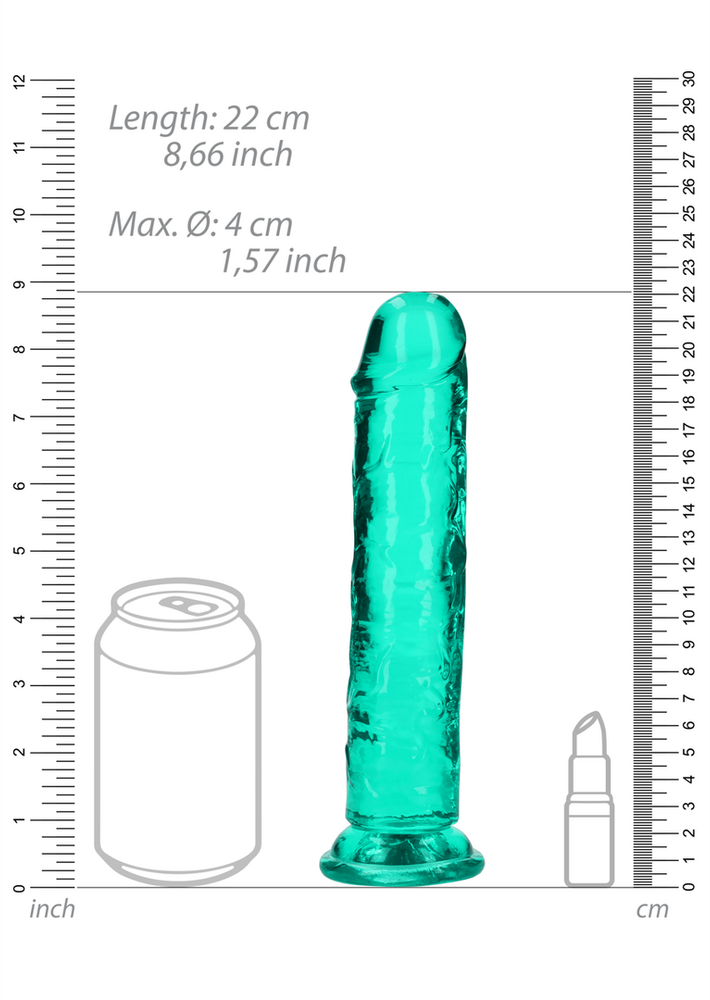 Realrock By Shots Tiesus tikroviškas dildo su siurbimo taurele – 8'' / 20