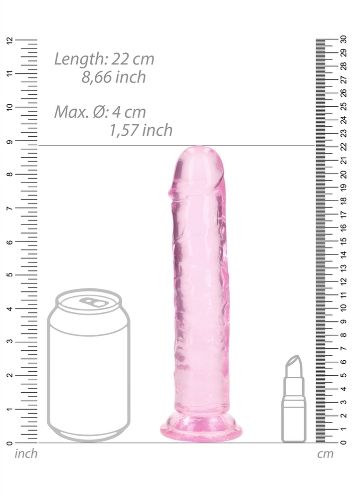 Realrock By Shots Tiesus tikroviškas dildo su siurbimo taurele – 8'' / 20