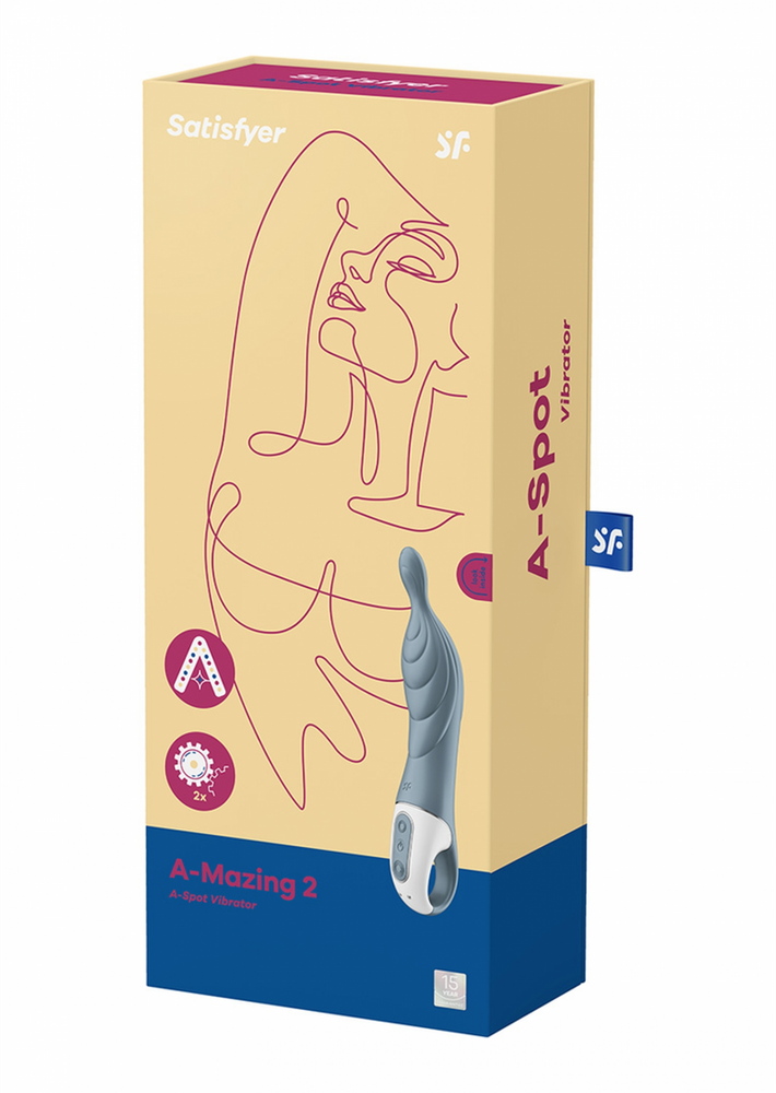Satisfyer SATISFYER_A-Mazing 2 A-taško vibratorius Pilkas