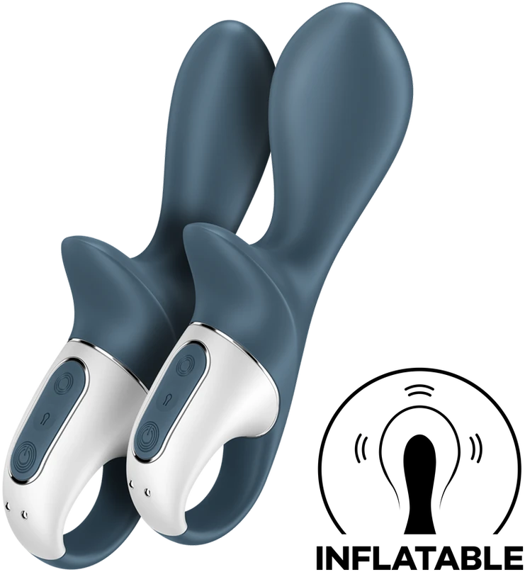 Satisfyer Air Pump Booty 2 antracitinis analinis dildo