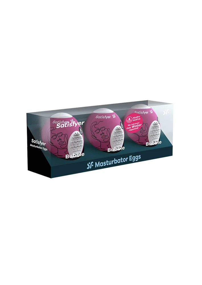 „Satisfyer SATISFYER_Masturbator Egg“ 3 burbulų formos kiaušinio formos masturbatorius