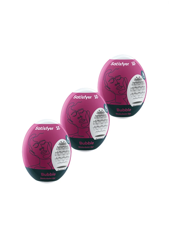 „Satisfyer SATISFYER_Masturbator Egg“ 3 burbulų formos kiaušinio formos masturbatorius