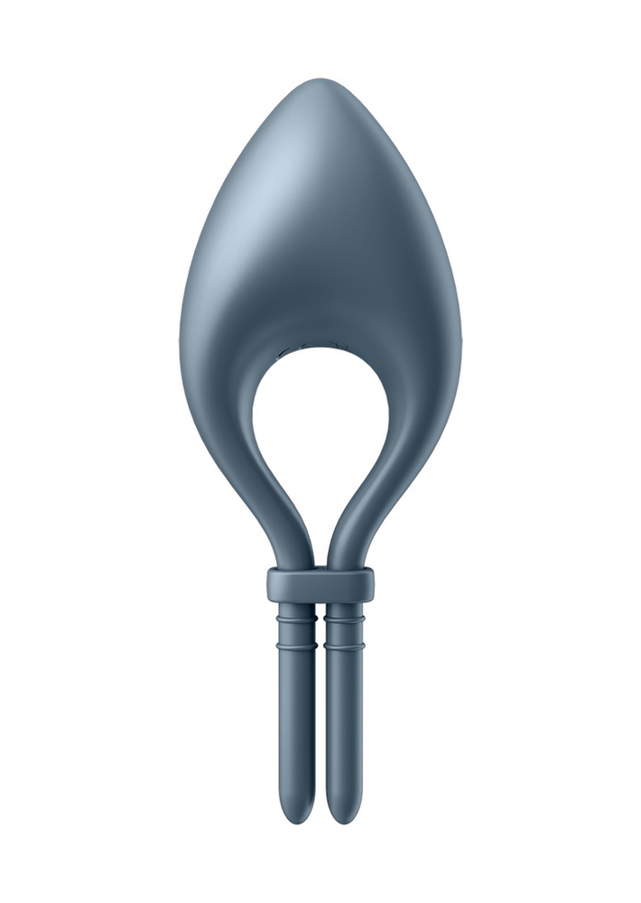 SATISFYER_Bullseye Ring Vibratorius Tamsiai mėlynas