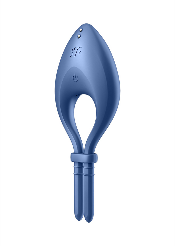 SATISFYER_Bullseye Ring Vibratorius Vibratorius Mėlynas