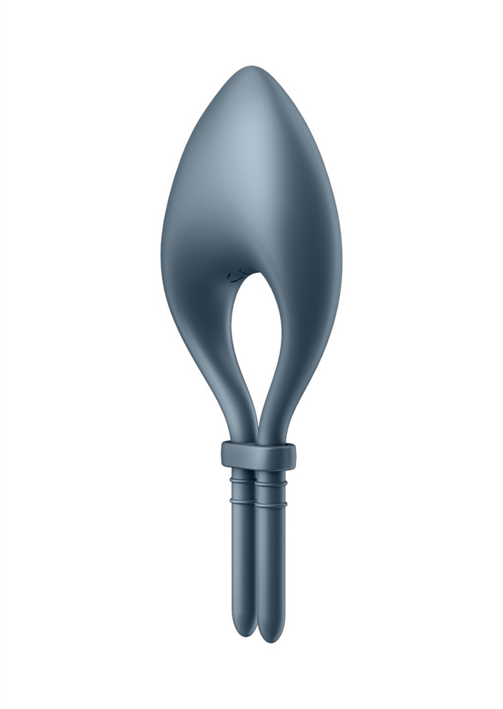 SATISFYER_Bullseye Ring Vibratorius Tamsiai mėlynas