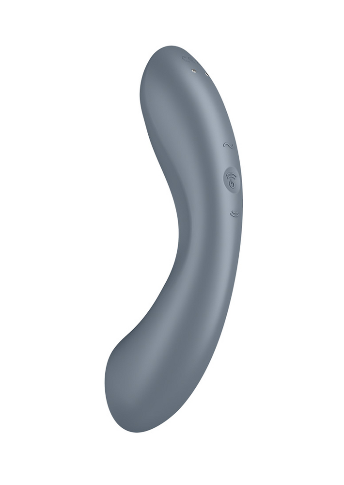 SATISFYER CURVY TRINITY 1 MĖLYNA-PILKA
