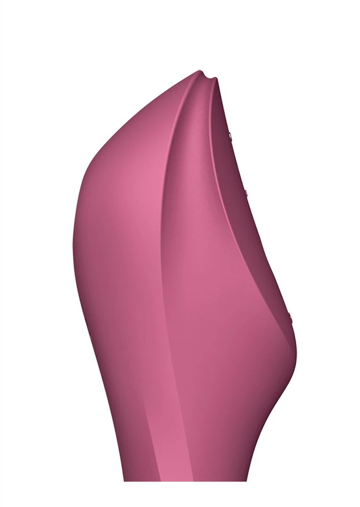 SATISFYER CURVY TRINITY 3 RAUDONAS