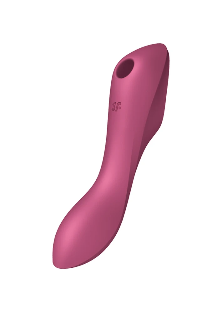 SATISFYER CURVY TRINITY 3 RAUDONAS