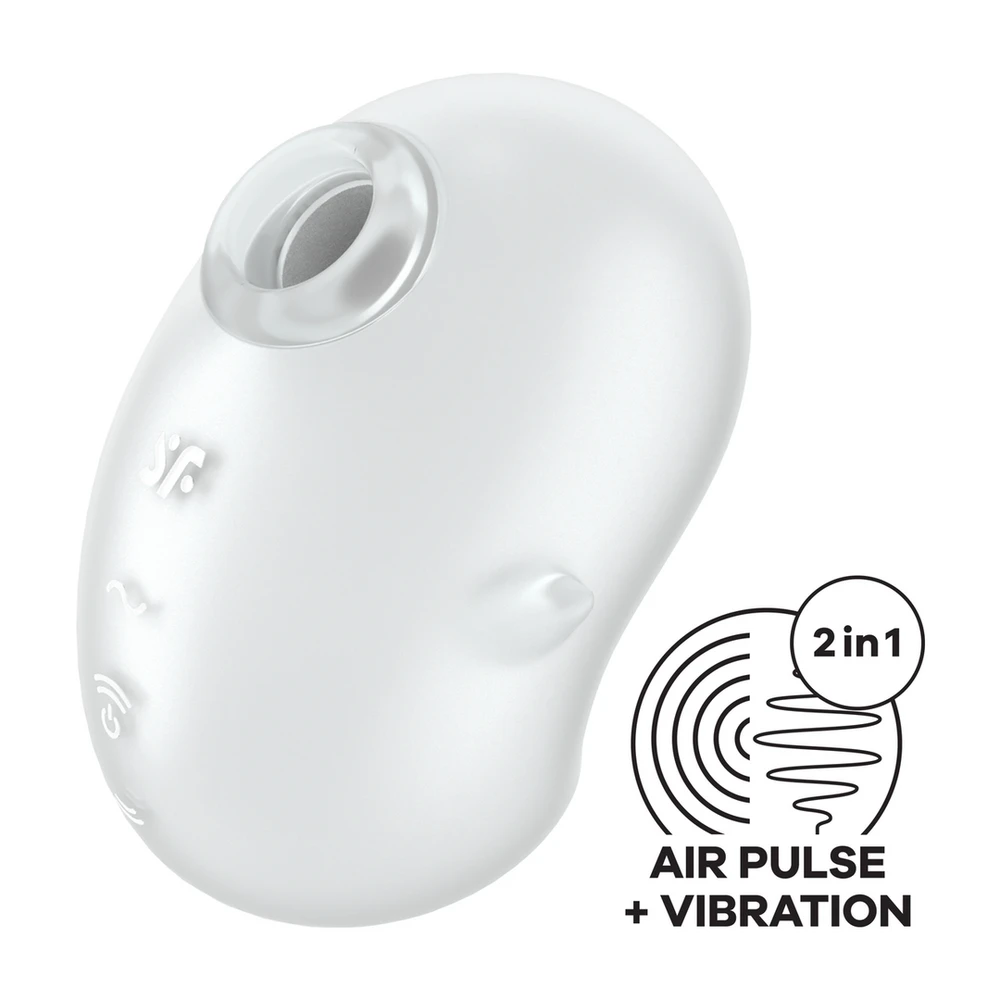 Satisfyer SATISFIER CUTIE VAIDUOKLIS Baltas
