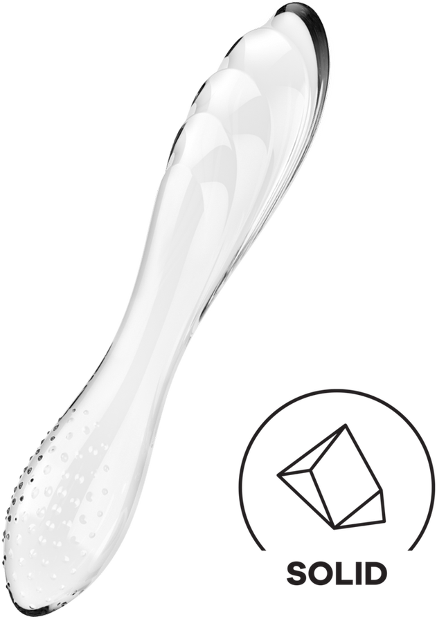 Satisfyer Dazzling Crystal 1 Glass Dildo Permatomas
