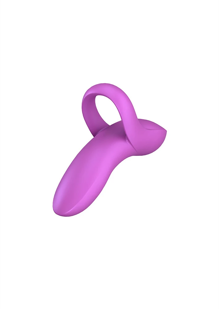 Satisfyer Drąsus meilužis – pirštų vibratorius – violetinė