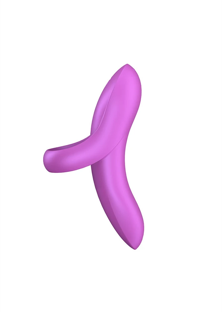 Satisfyer Drąsus meilužis – pirštų vibratorius – violetinė