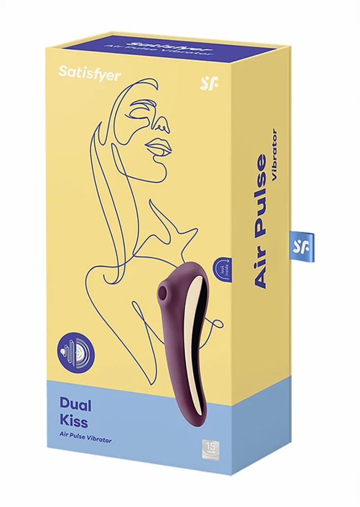 „Satisfyer Dual Kiss“ oro stimuliatorius-vibratorius