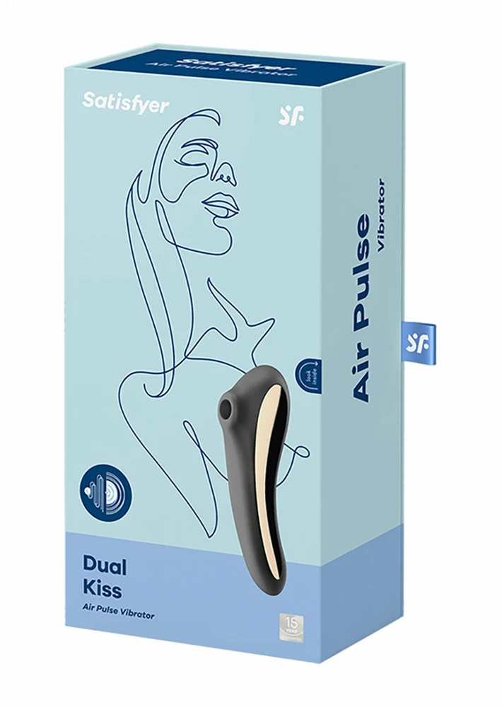 „Satisfyer Dual Kiss“ oro stimuliatorius-vibratorius