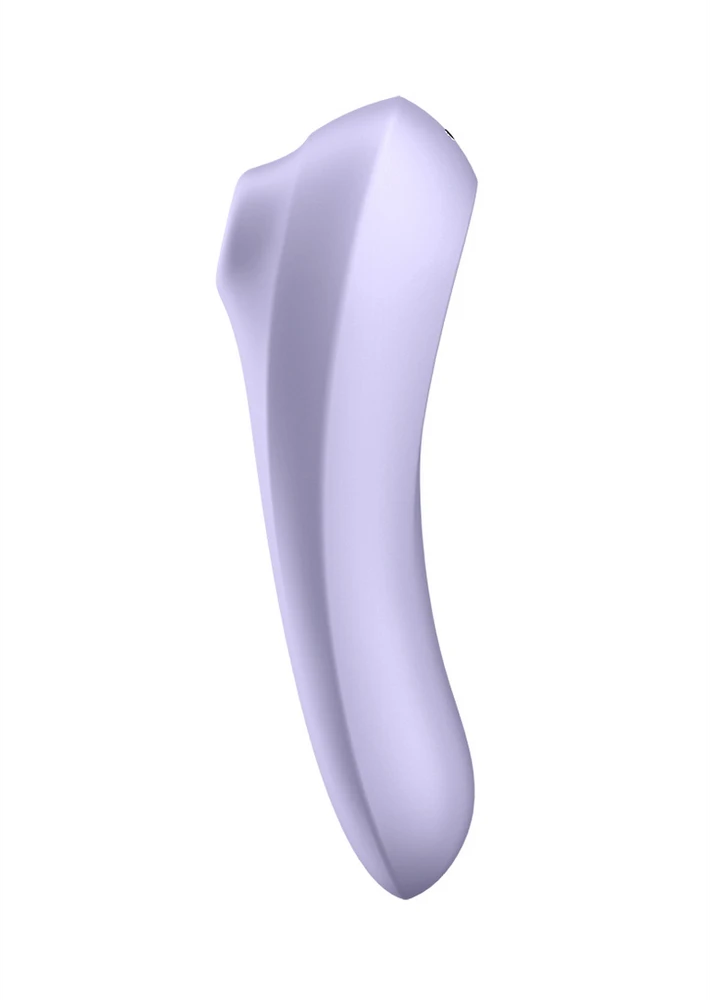 Vibratorius „Satisfyer Dual Pleasure“ su programėle (alyvinės spalvos)