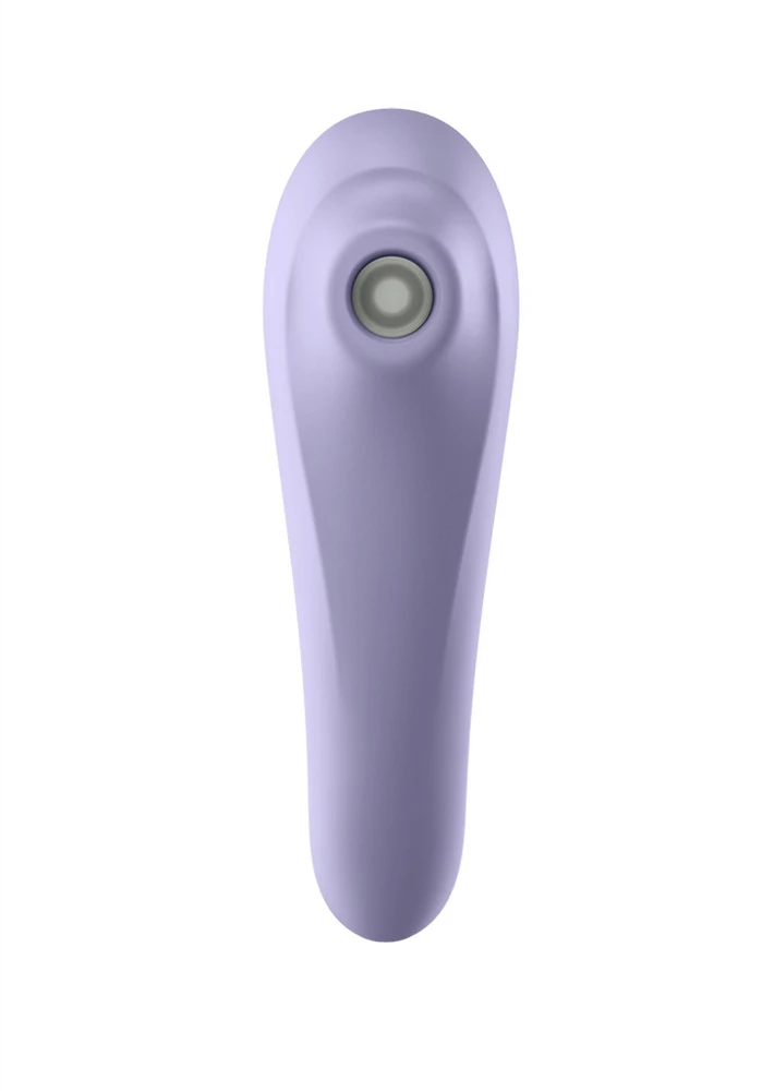 Vibratorius „Satisfyer Dual Pleasure“ su programėle (alyvinės spalvos)