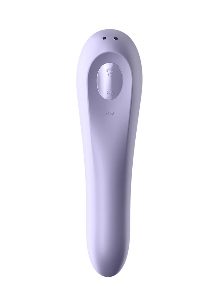 Vibratorius „Satisfyer Dual Pleasure“ su programėle (alyvinės spalvos)