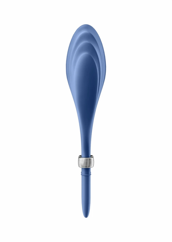 Satisfyer Duelist Mėlyna vibruojantis penio žiedas