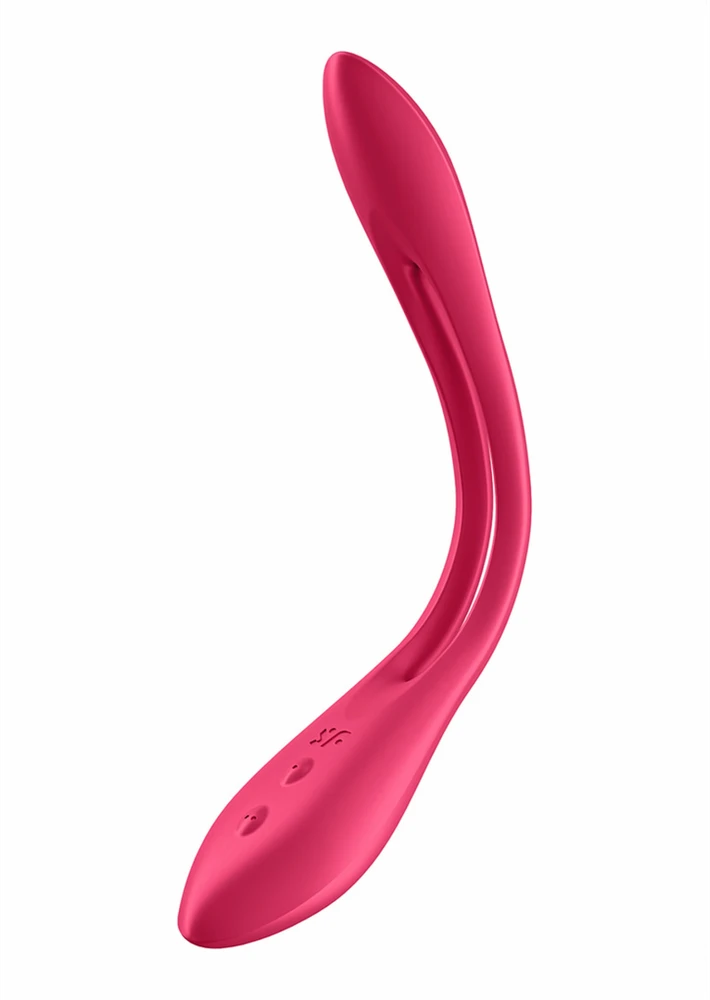 SATISFYER ELASTIC JOY RAUDONA